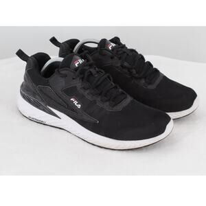 Fila Mens Winspeed Trazoros 1RM02361-014 Black White Sneakers Shoes Size 11